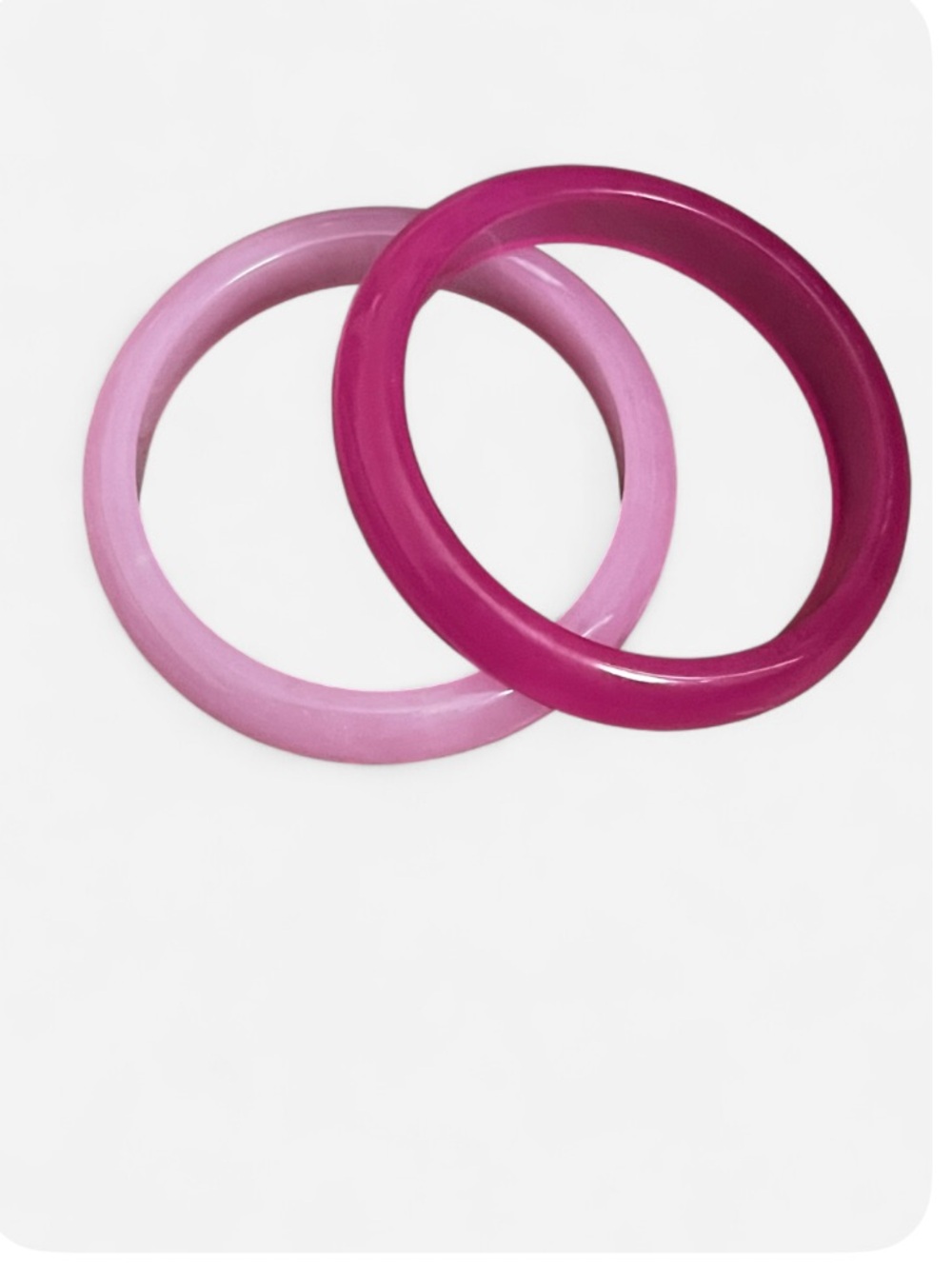 Barbie Pink Resin Bangle Set - 2 Pack